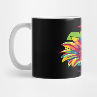 Colorful Daisy Flower Mug